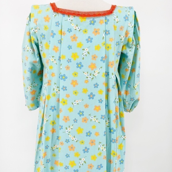 Vintage BETE INC Hawaiian Muumuu Zip Front - Picture 7 of 15